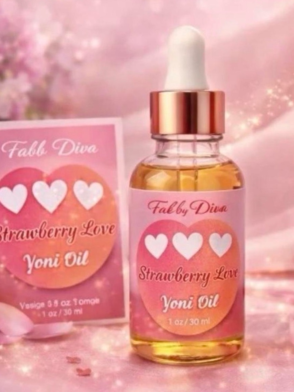 Face by Fabb Strawberry Love Yoni Oil — Refreshing Body Oil
